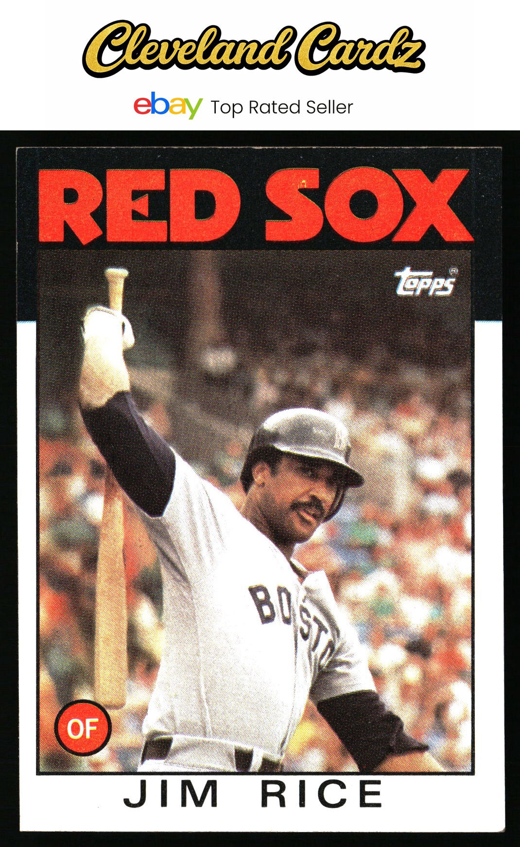 1986 Topps #320 Jim Rice
