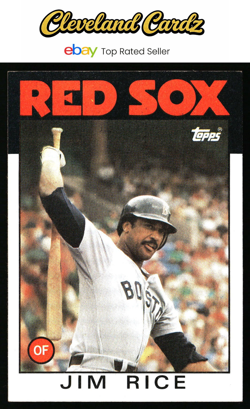 1986 Topps #320 Jim Rice