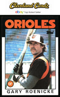1986 Topps #494 Gary Roenicke
