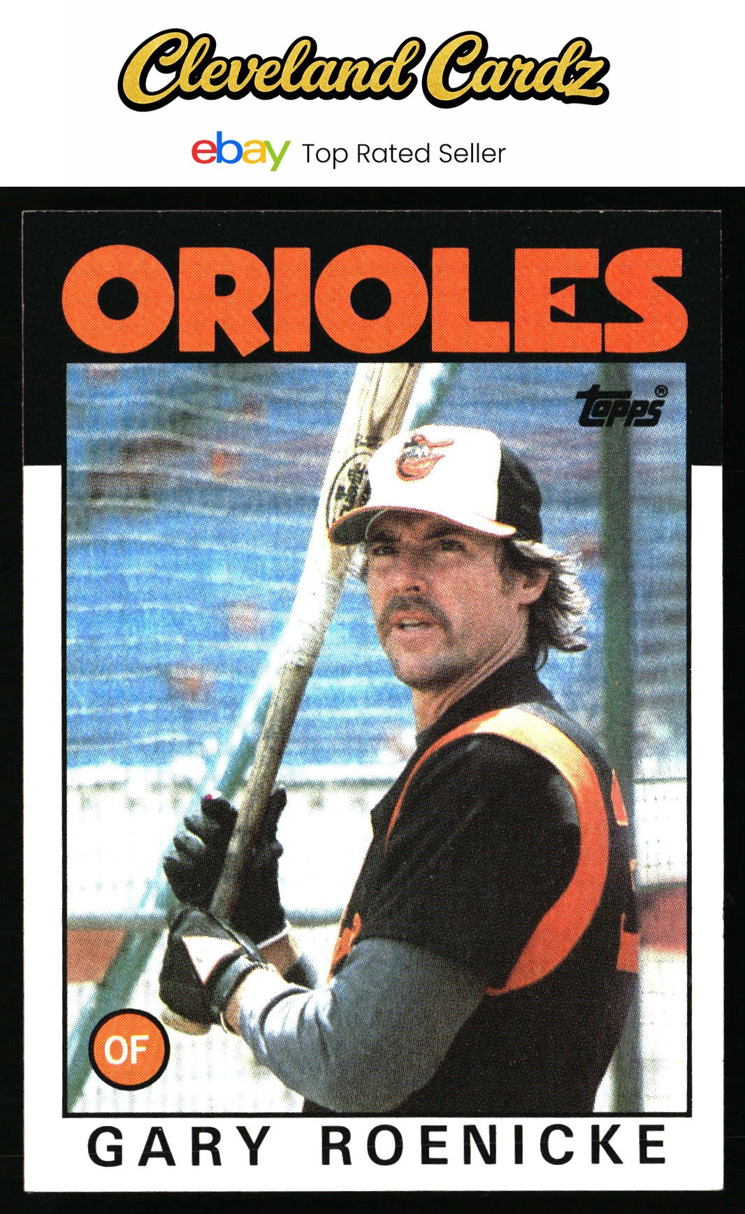 1986 Topps #494 Gary Roenicke