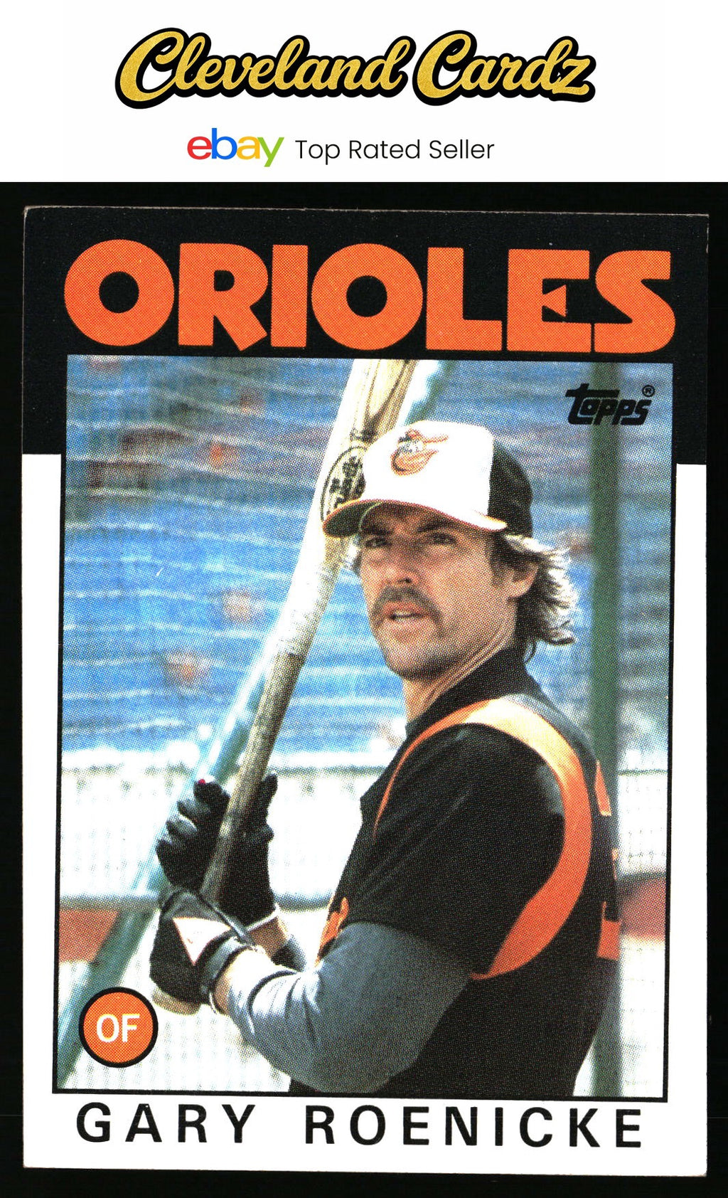 1986 Topps #494 Gary Roenicke