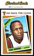1986 Topps #404 Frank Robinson