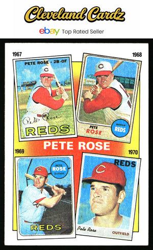 1986 Topps #3 The Pete Rose Years: 1967-1970 TPRY