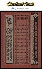1986 Topps #50 Dan Quisenberry