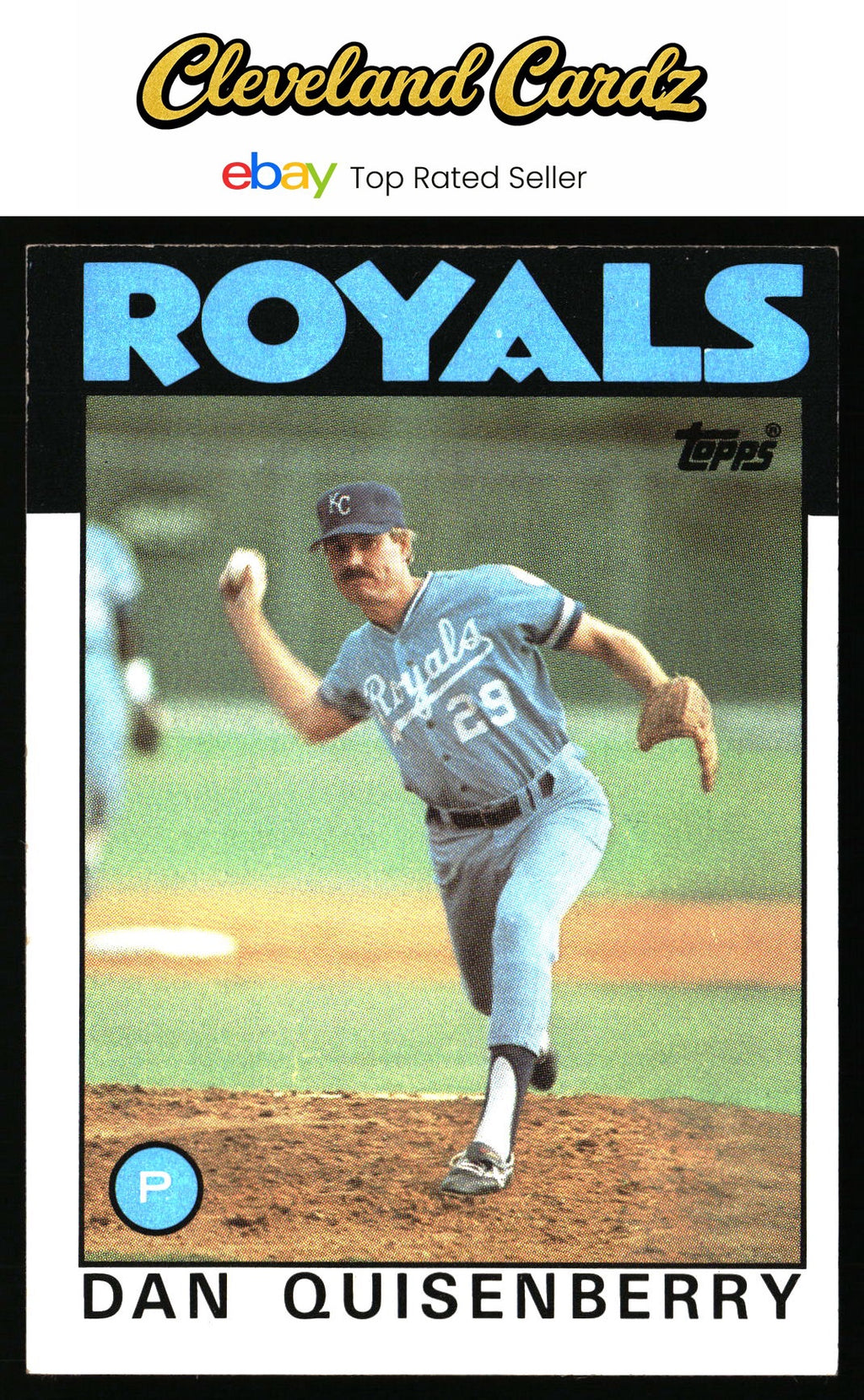 1986 Topps #50 Dan Quisenberry