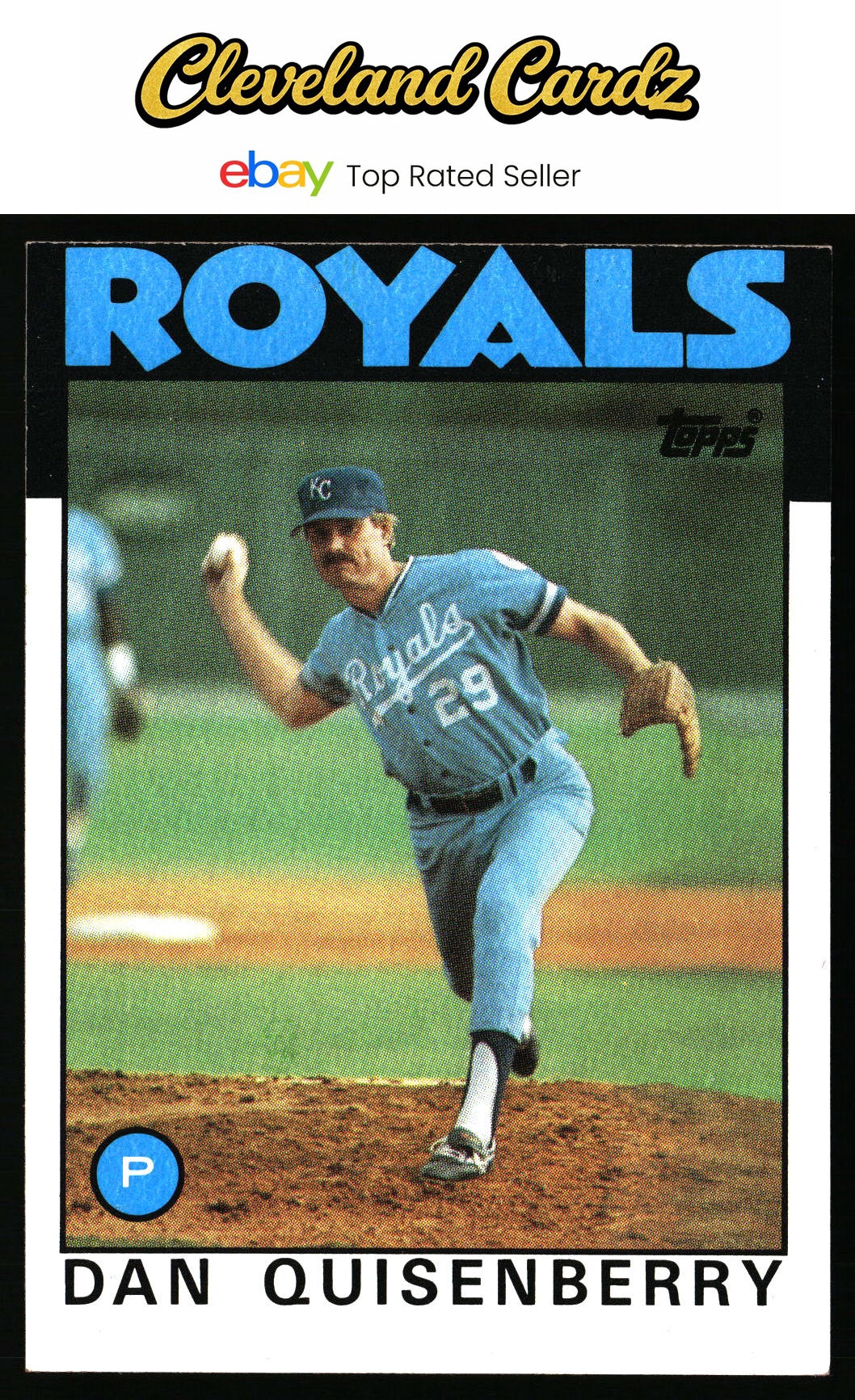 1986 Topps #50 Dan Quisenberry