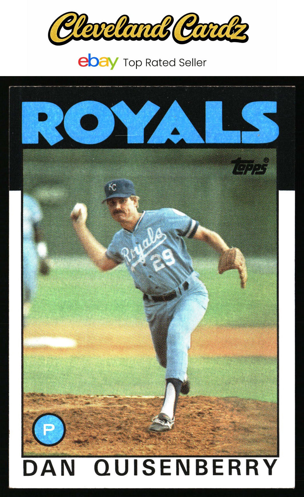 1986 Topps #50 Dan Quisenberry