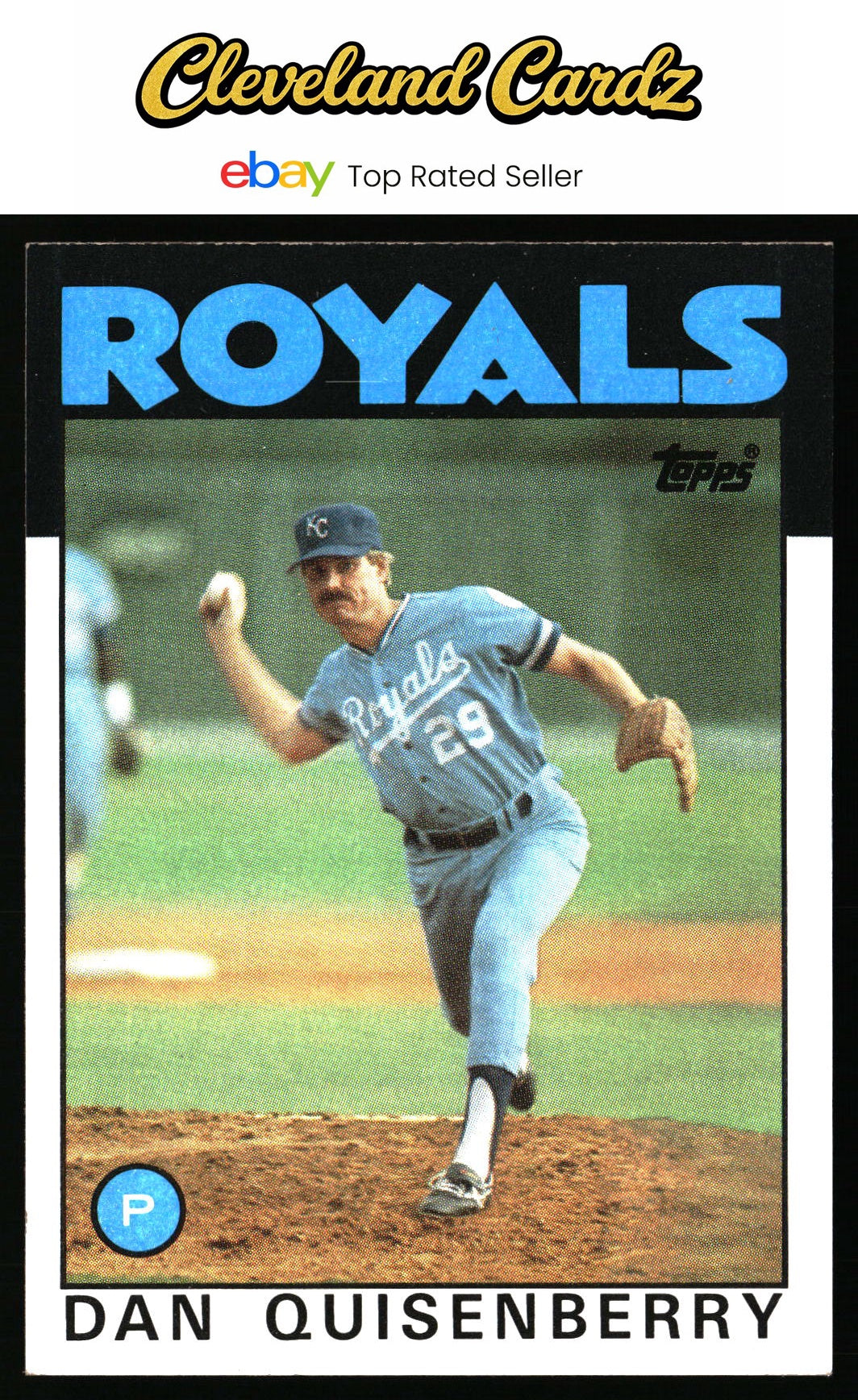 1986 Topps #50 Dan Quisenberry