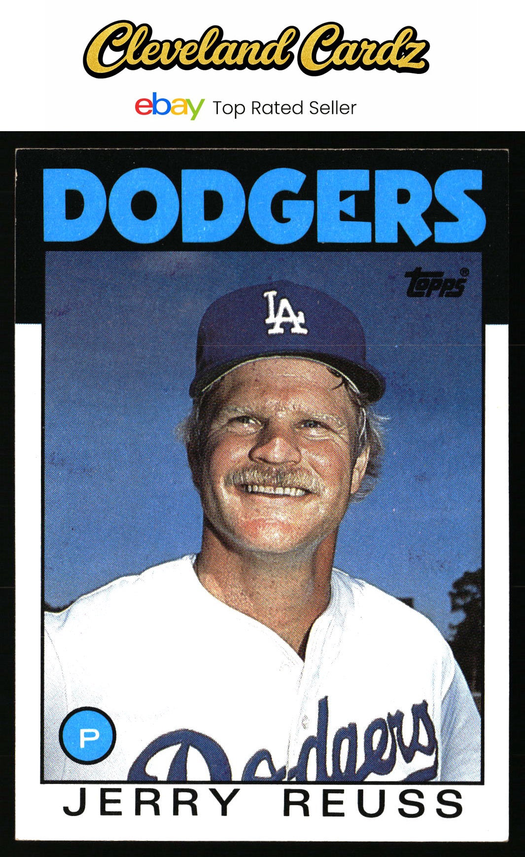 1986 Topps #577 Jerry Reuss