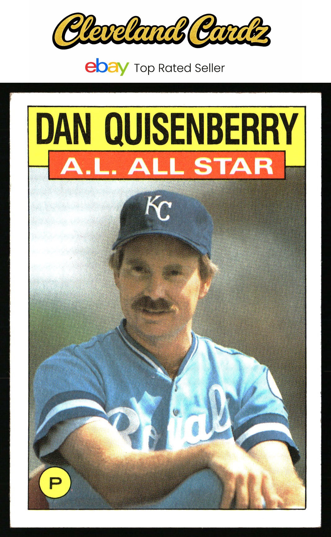 1986 Topps #722 Dan Quisenberry