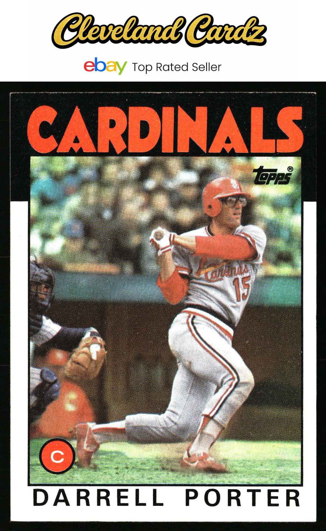 1986 Topps #757 Darrell Porter