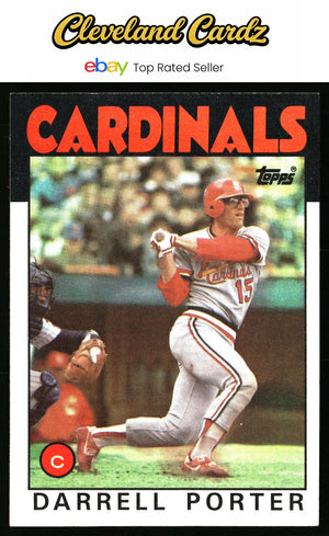 1986 Topps #757 Darrell Porter