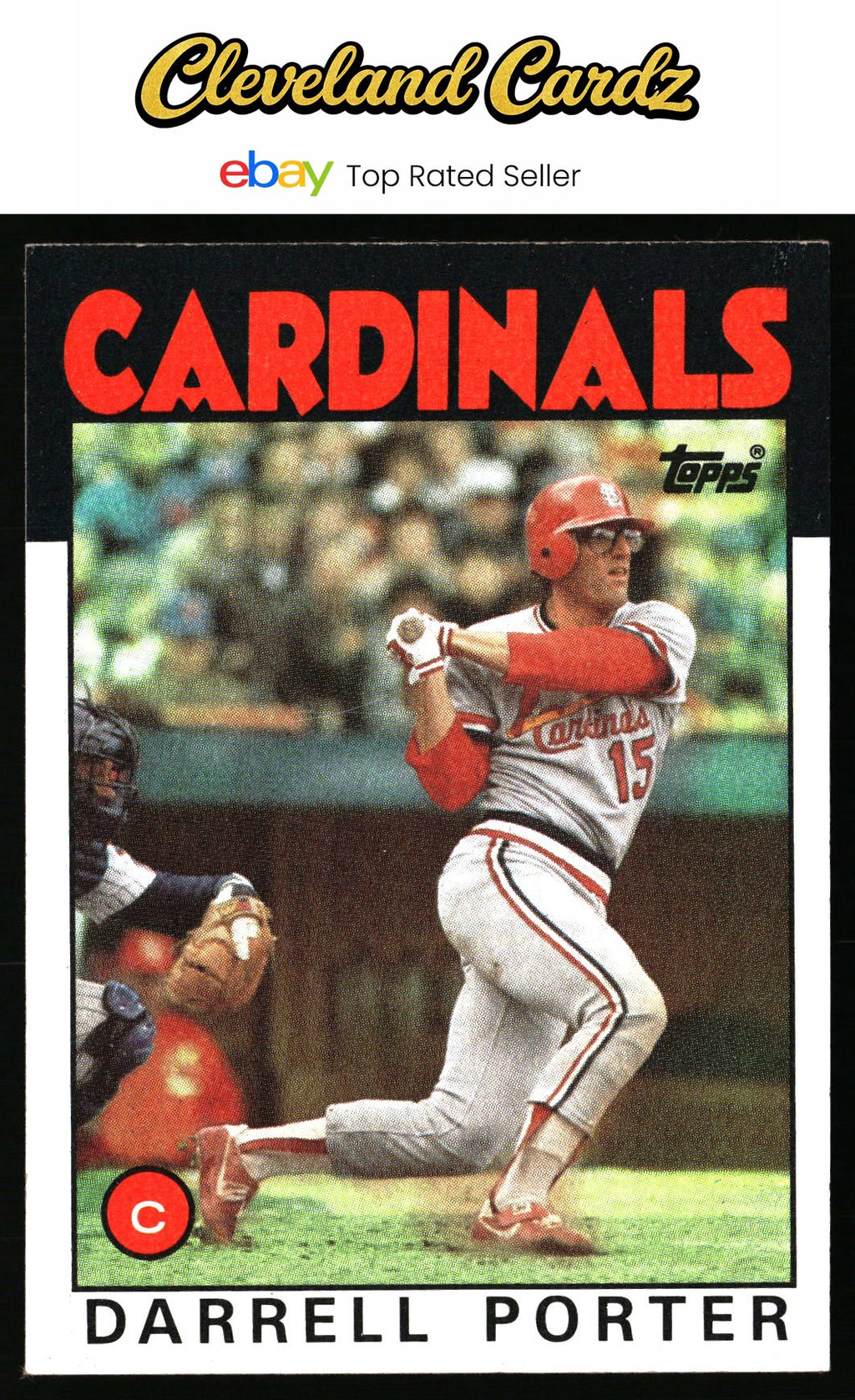 1986 Topps #757 Darrell Porter