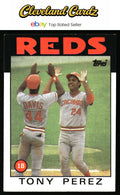 1986 Topps #85 Tony Perez