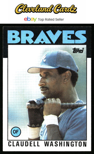 1986 Topps #675 Claudell Washington