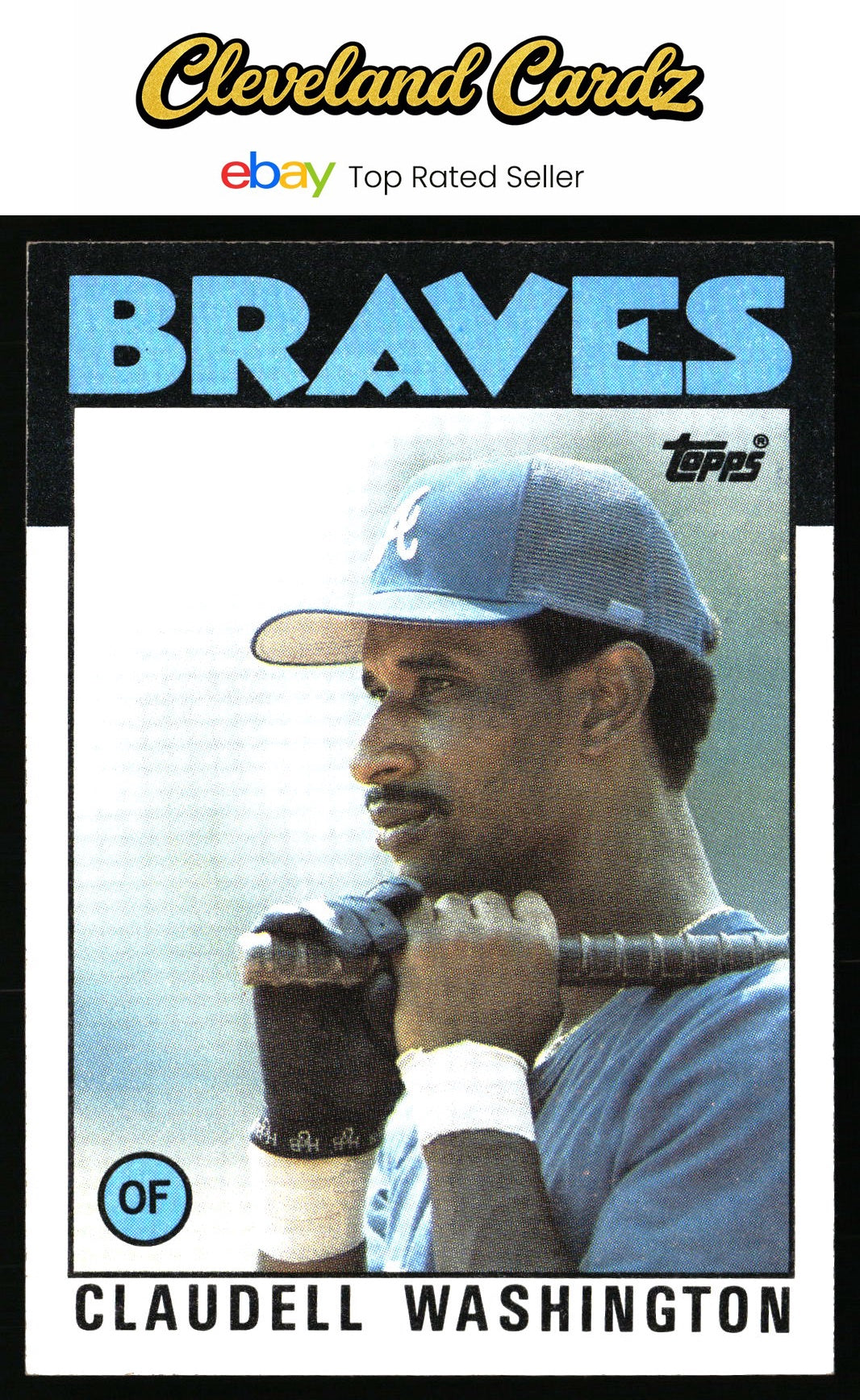 1986 Topps #675 Claudell Washington