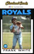1986 Topps #215 Frank White