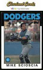 1986 Topps #468 Mike Scioscia