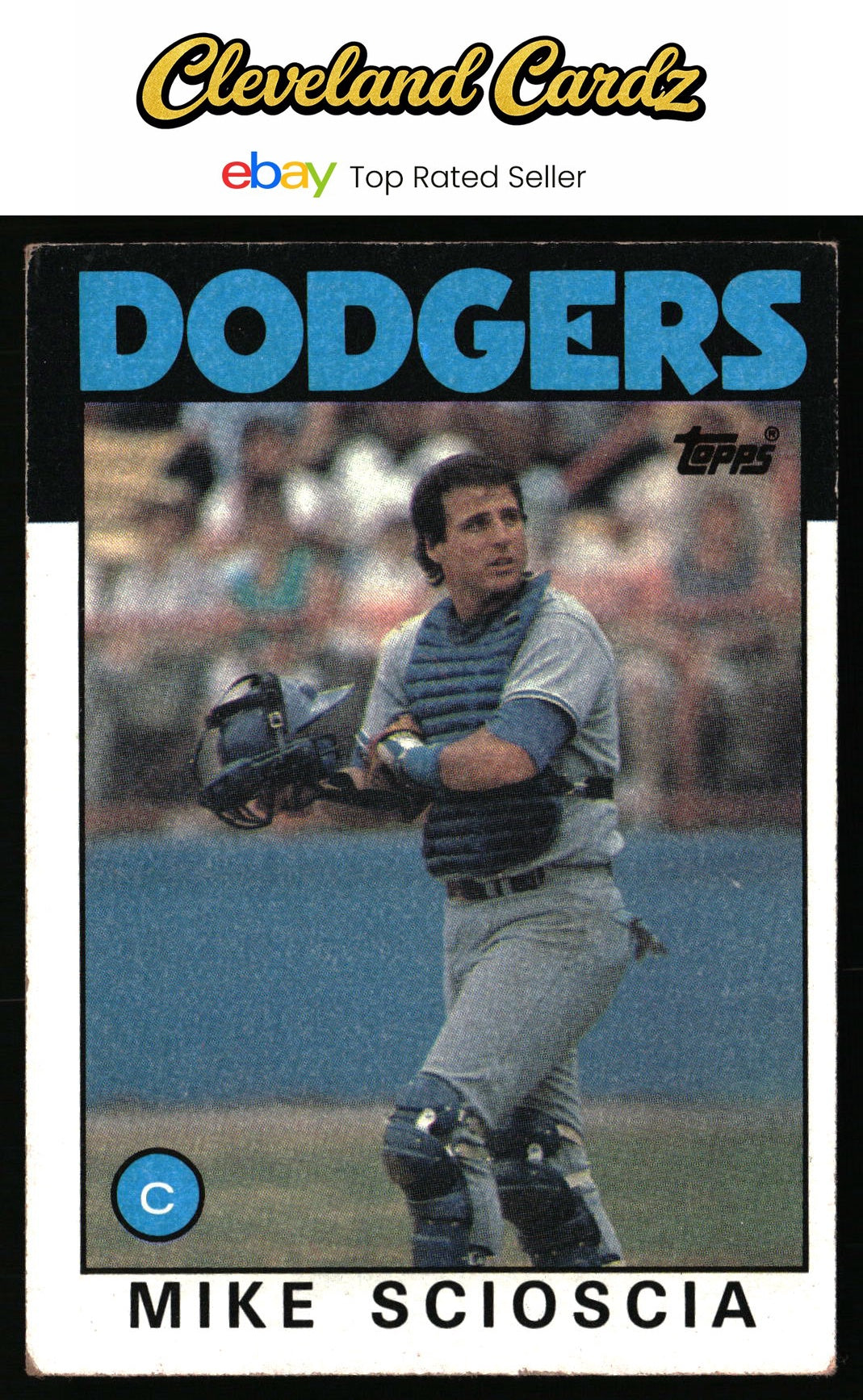 1986 Topps #468 Mike Scioscia