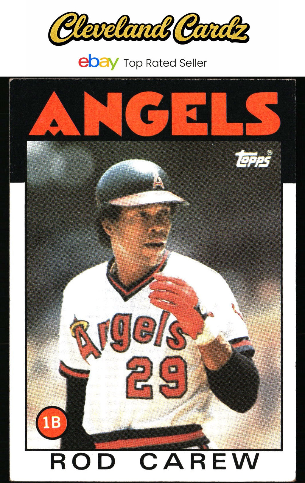 1986 Topps #400 Rod Carew