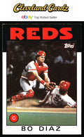 1986 Topps #639 Bo Diaz