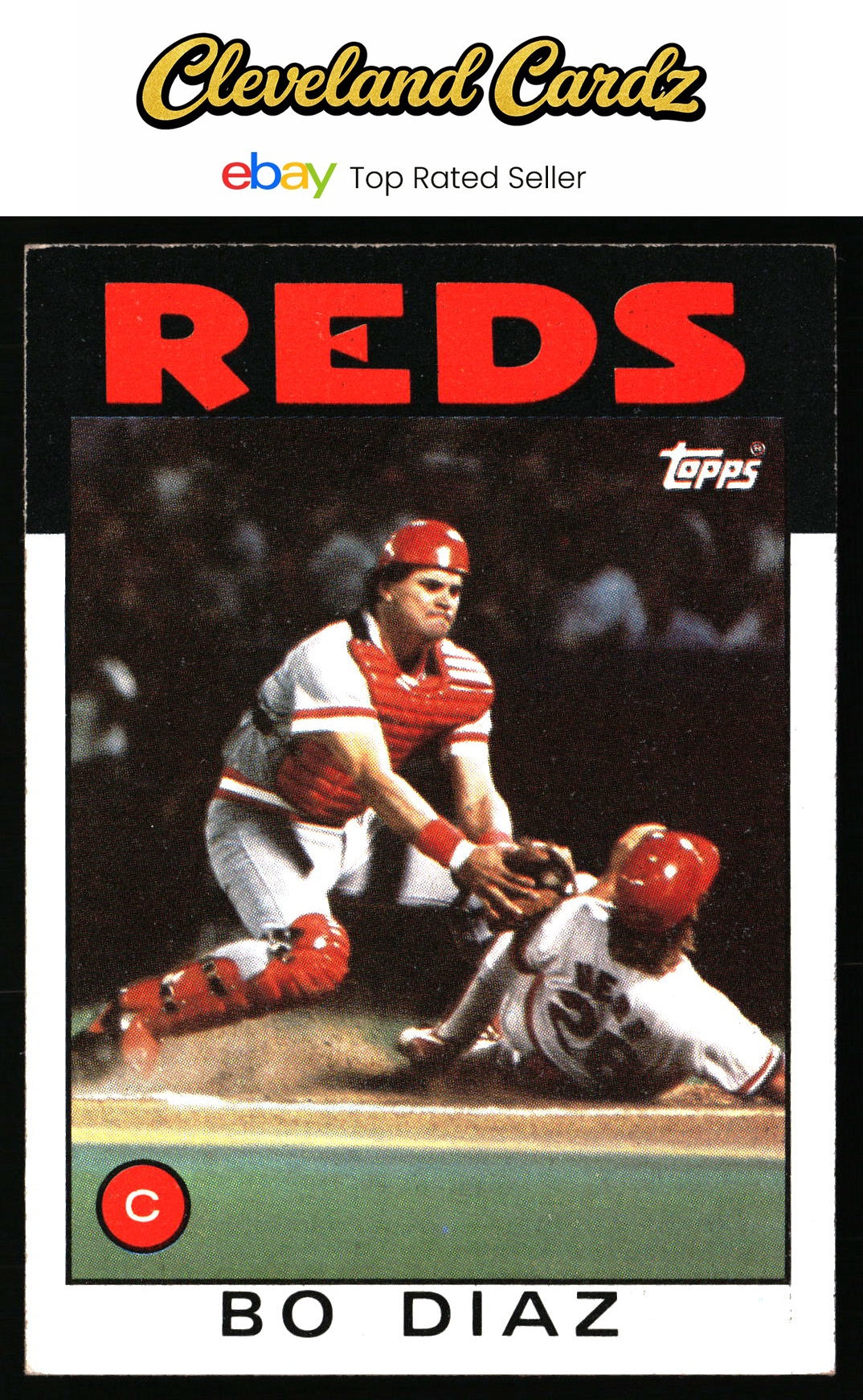 1986 Topps #639 Bo Diaz