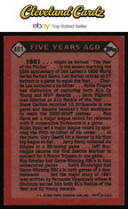 1986 Topps #401 Fernando Valenzuela