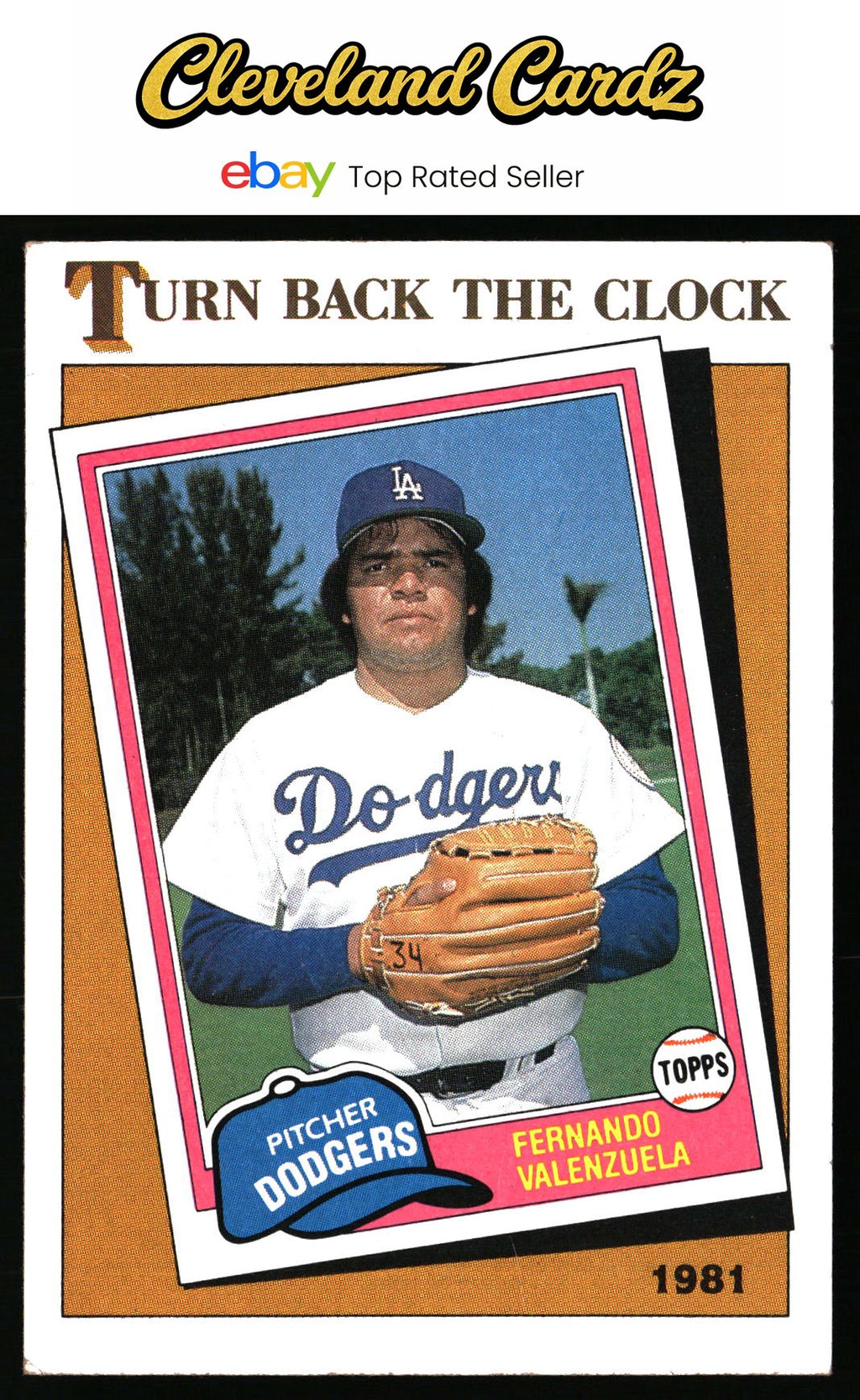 1986 Topps #401 Fernando Valenzuela