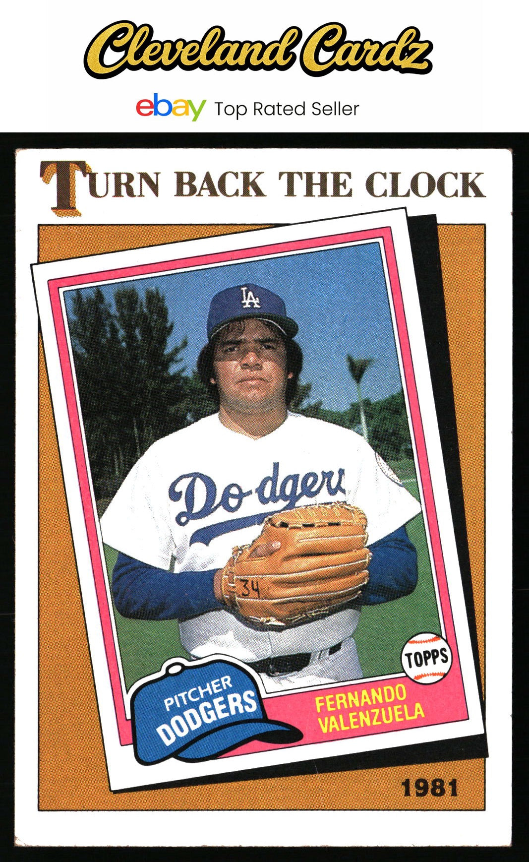 1986 Topps #401 Fernando Valenzuela
