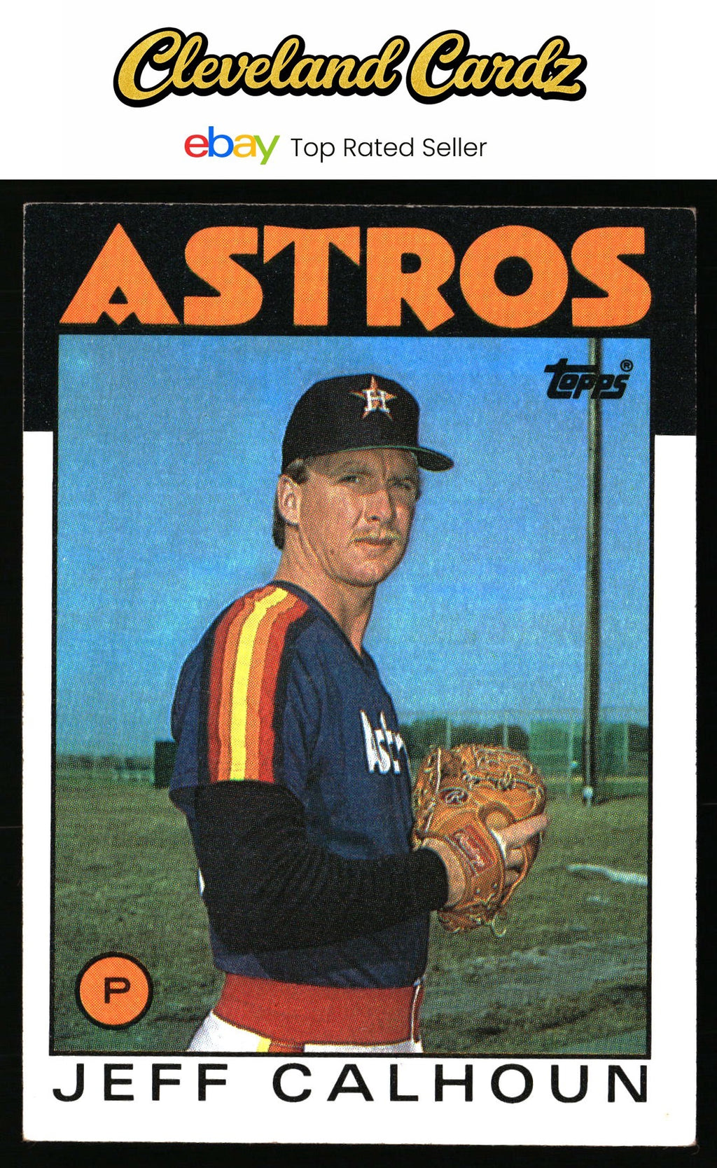 1986 Topps #534 Jeff Calhoun RC