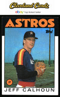 1986 Topps #534 Jeff Calhoun RC