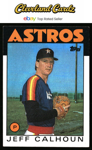 1986 Topps #534 Jeff Calhoun RC
