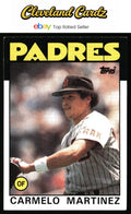 1986 Topps #67 Carmelo Martinez