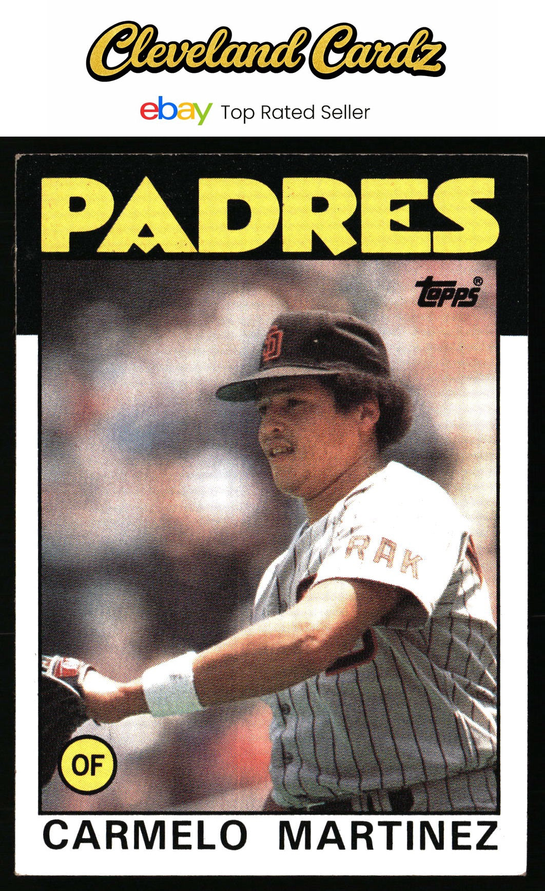 1986 Topps #67 Carmelo Martinez