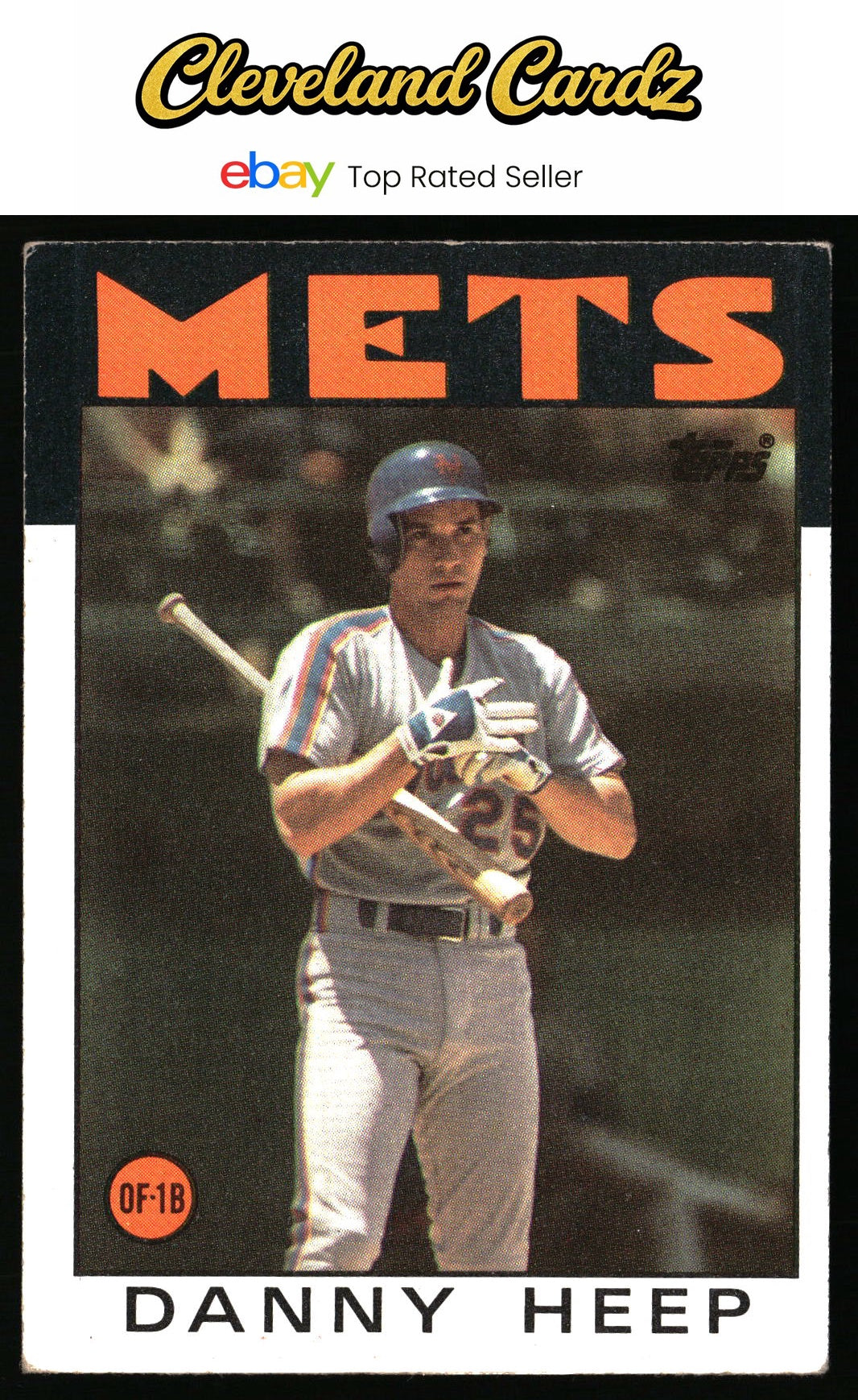 1986 Topps #619 Danny Heep