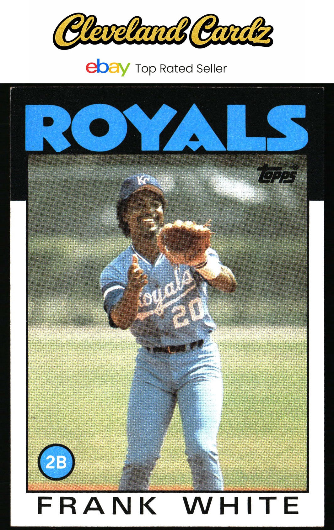1986 Topps #215 Frank White