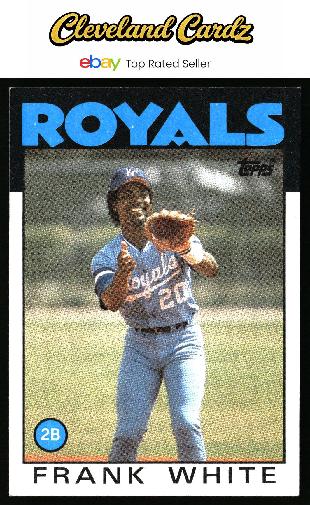 1986 Topps #215 Frank White