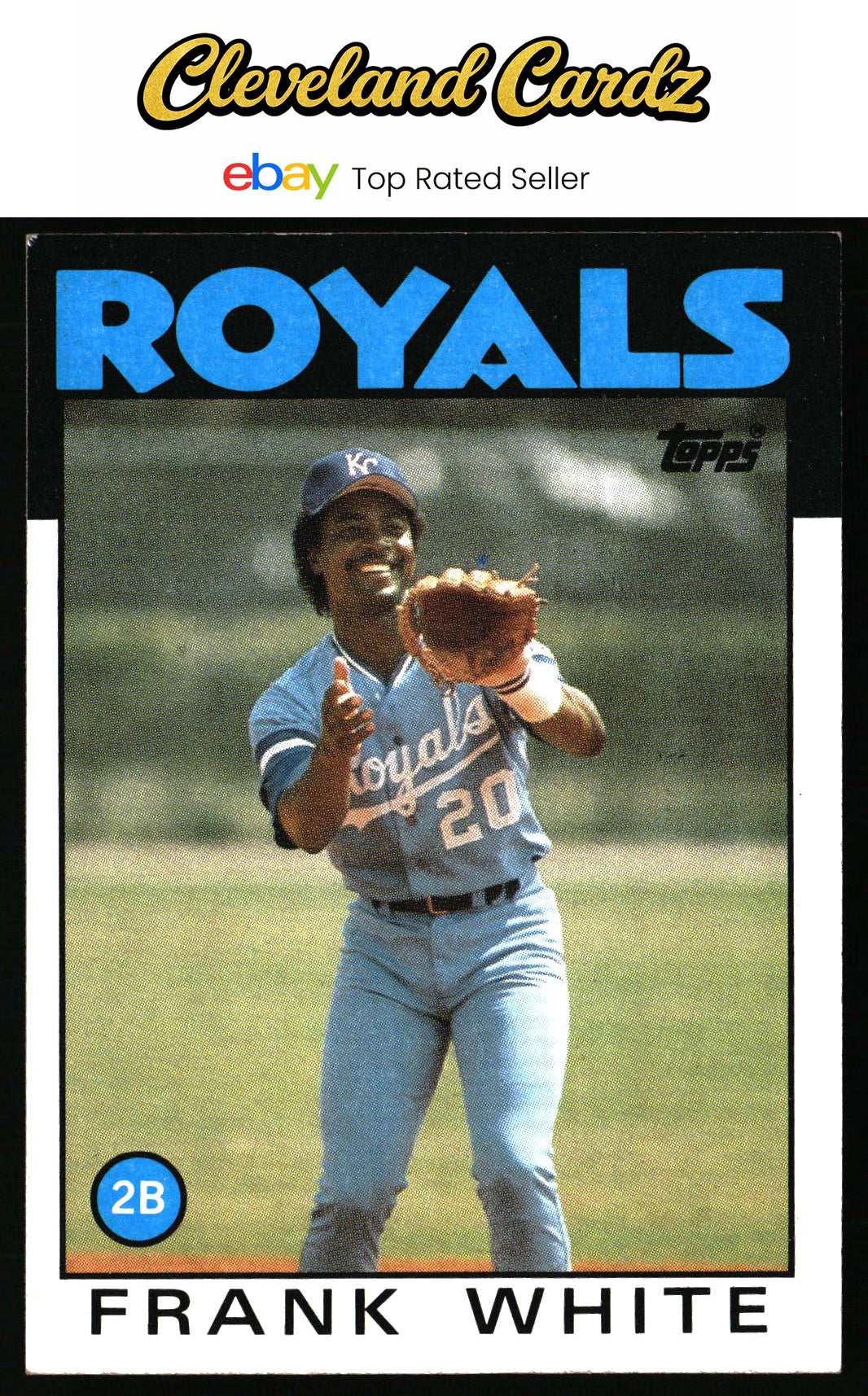 1986 Topps #215 Frank White