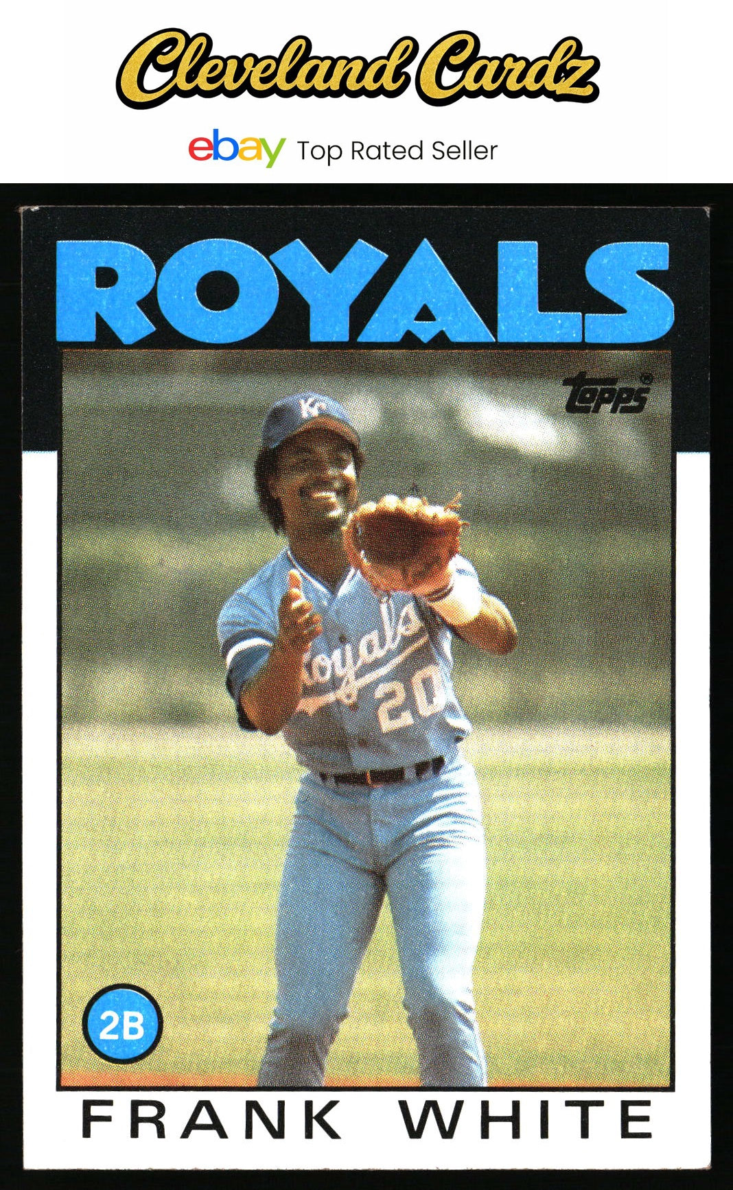 1986 Topps #215 Frank White