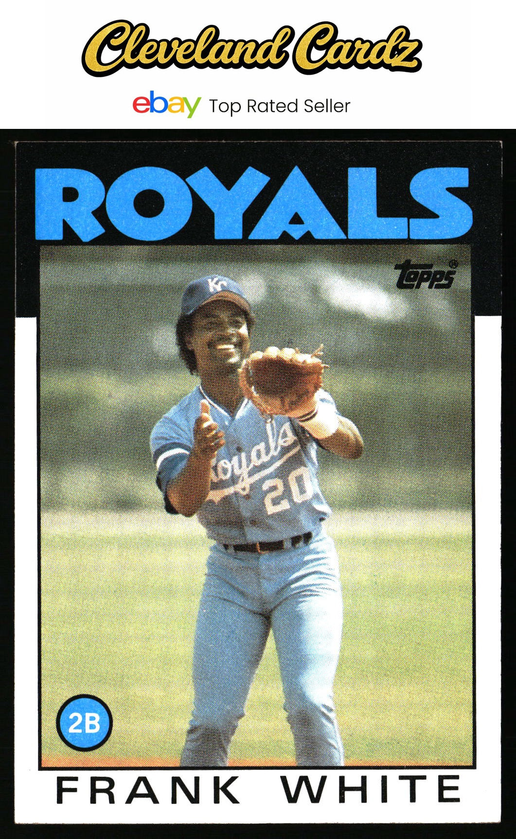 1986 Topps #215 Frank White
