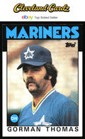 1986 Topps #750 Gorman Thomas