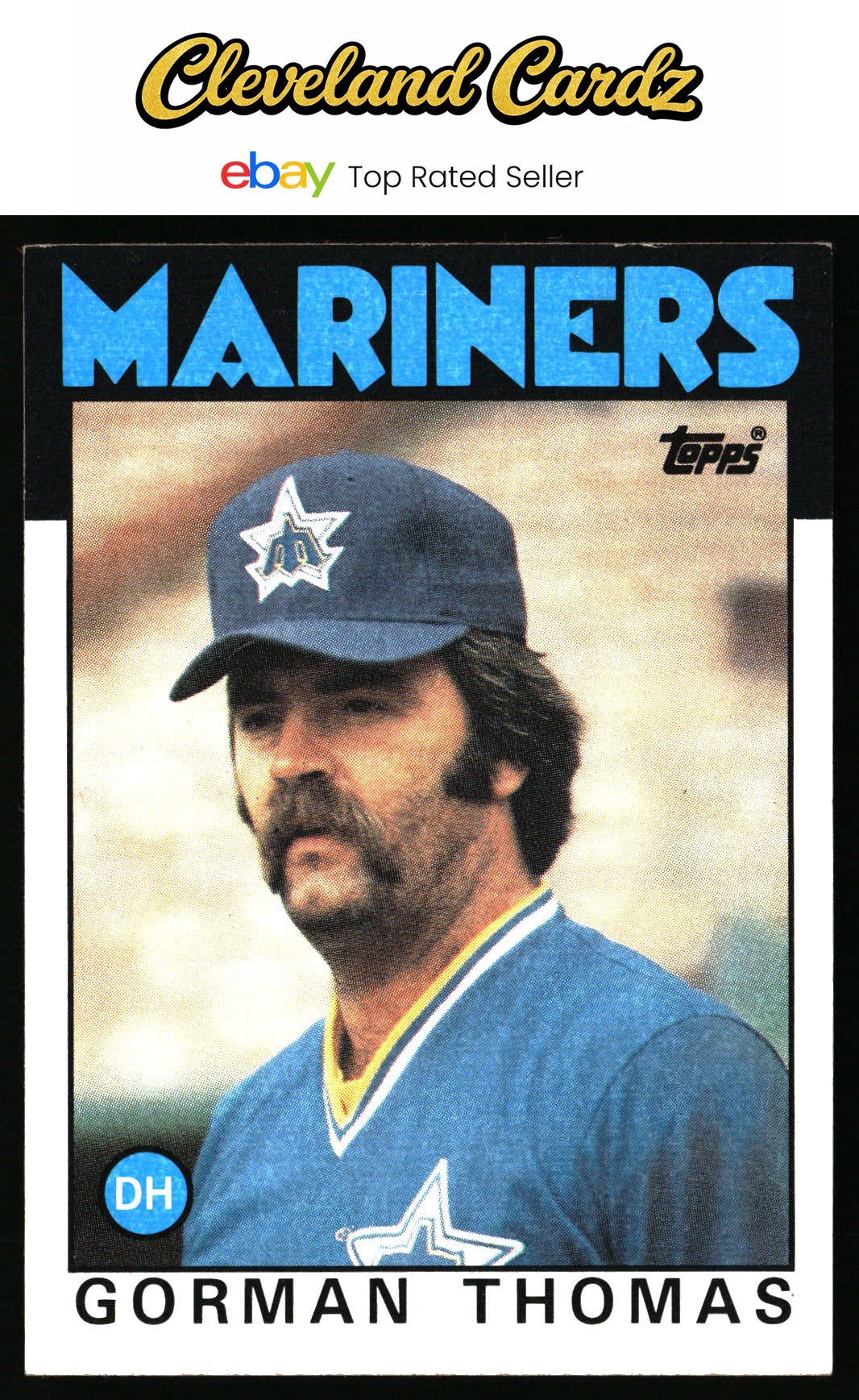 1986 Topps #750 Gorman Thomas