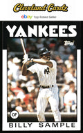 1986 Topps #533 Billy Sample