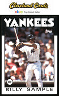 1986 Topps #533 Billy Sample