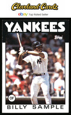 1986 Topps #533 Billy Sample