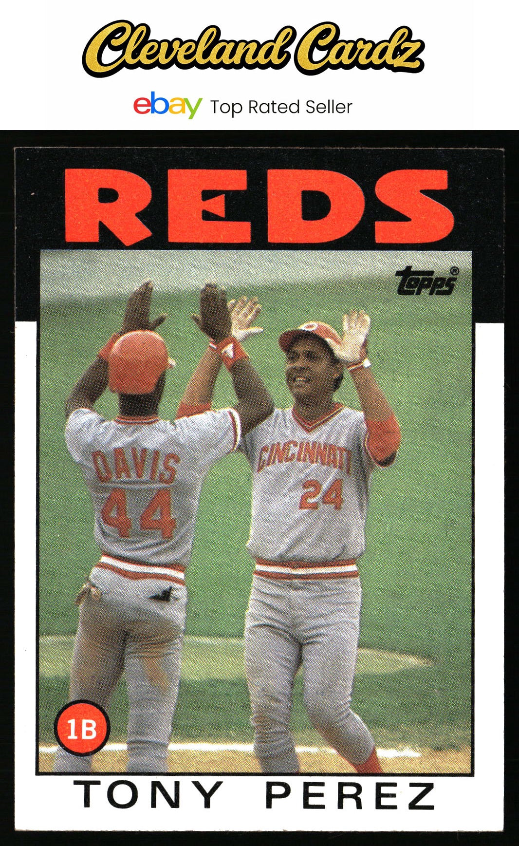 1986 Topps #85 Tony Perez