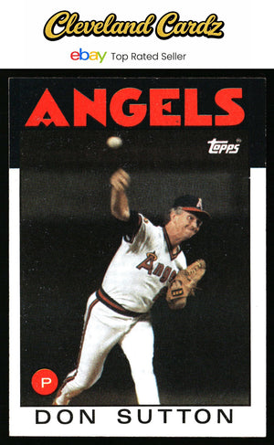 1986 Topps #335 Don Sutton