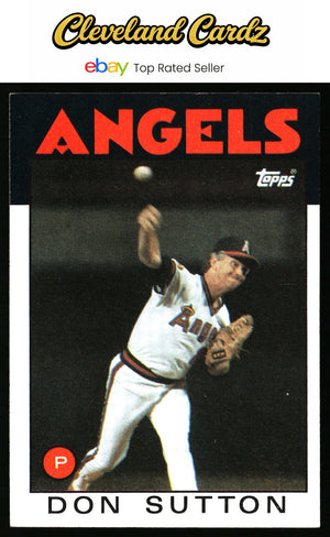 1986 Topps #335 Don Sutton