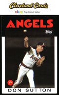 1986 Topps #335 Don Sutton