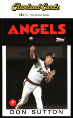 1986 Topps #335 Don Sutton